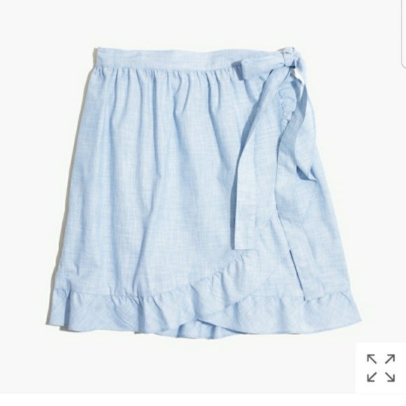 ☁️ Madewell Meadow Ruffle Wrap Casual Skirt☁️ - Picture 4 of 8